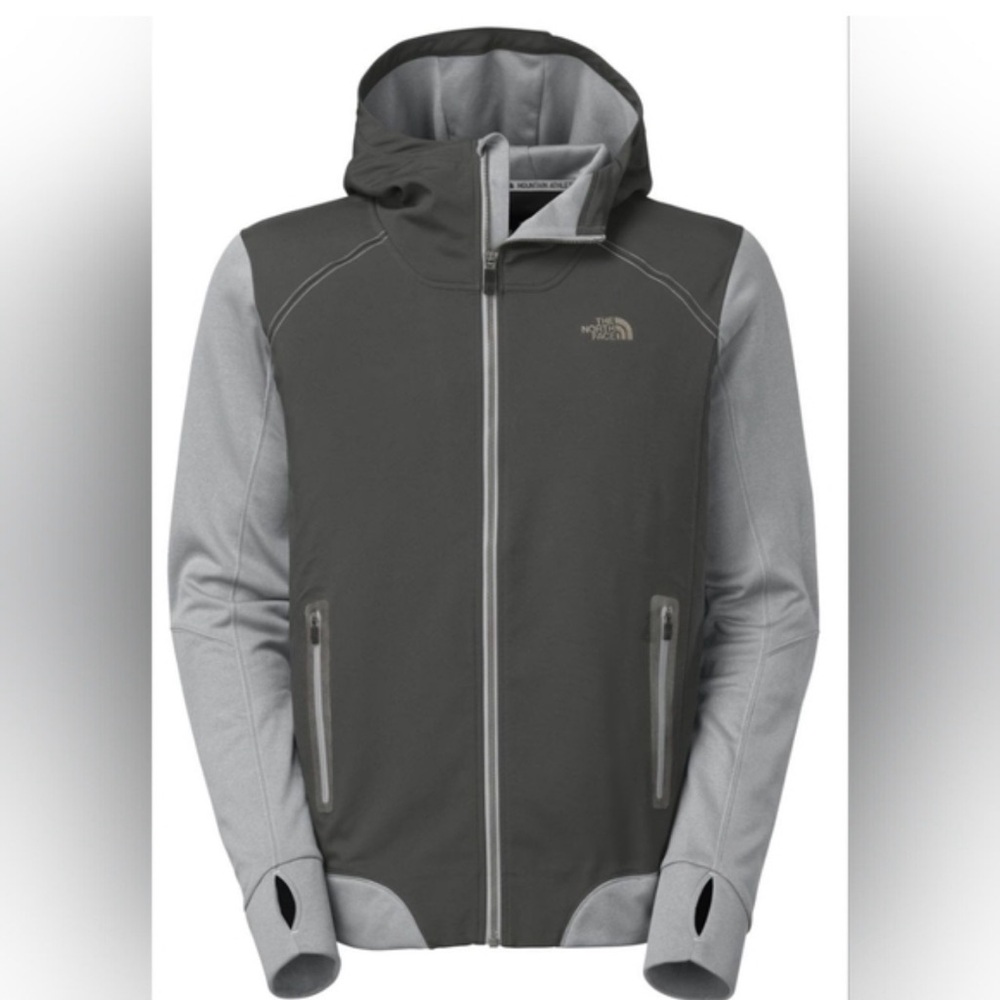 The North Face Kilowatt Men's Varsity Waterproof Warm Gray Workwear Jacket‎ Sz M